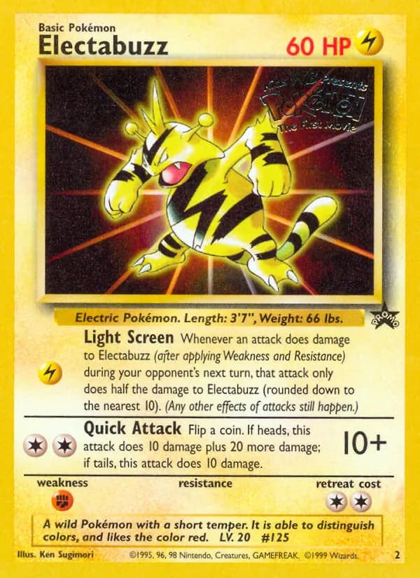 Electabuzz card in English