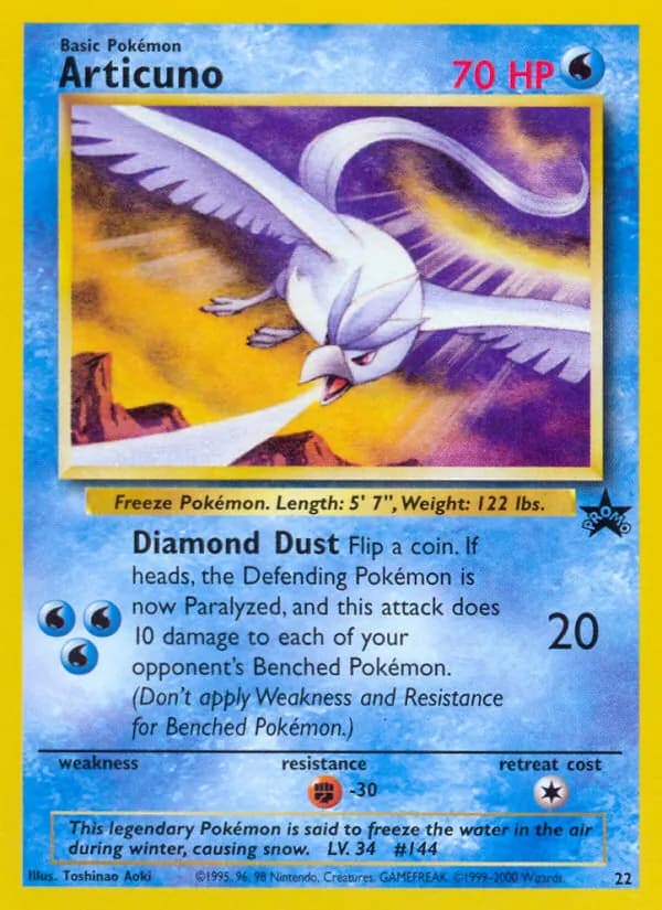 Articuno card in English