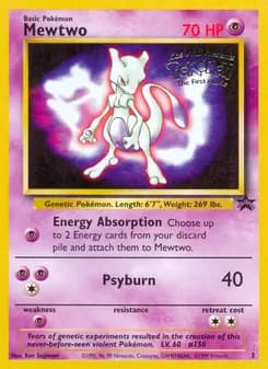 Mewtwo card in English