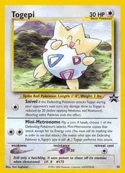 Togepi card in English