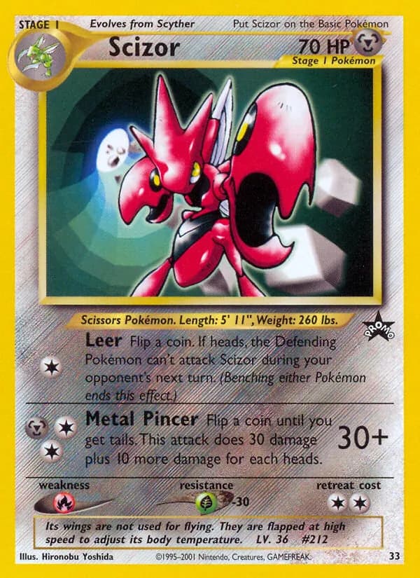 Scizor card in English