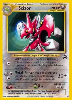 Scizor card in English