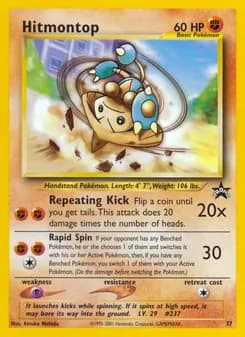 Hitmontop card in English
