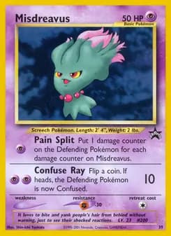 Misdreavus card in English
