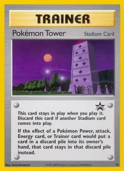 Pokémon Tower card in English