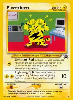 Electabuzz card in English