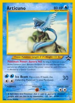 Articuno card in English