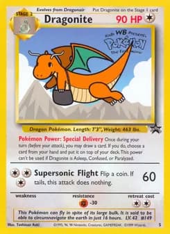 Dragonite card in English