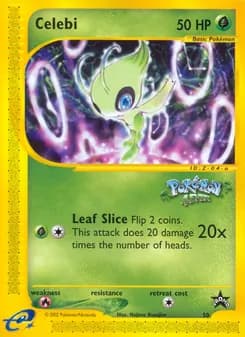 Celebi card in English