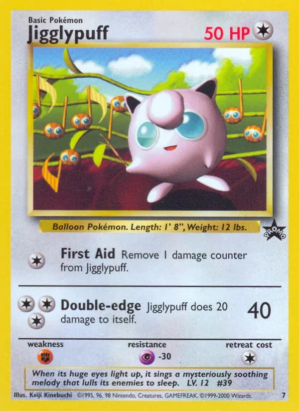 Jigglypuff card in English