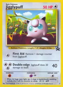 Jigglypuff card in English