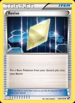 Revive card in English