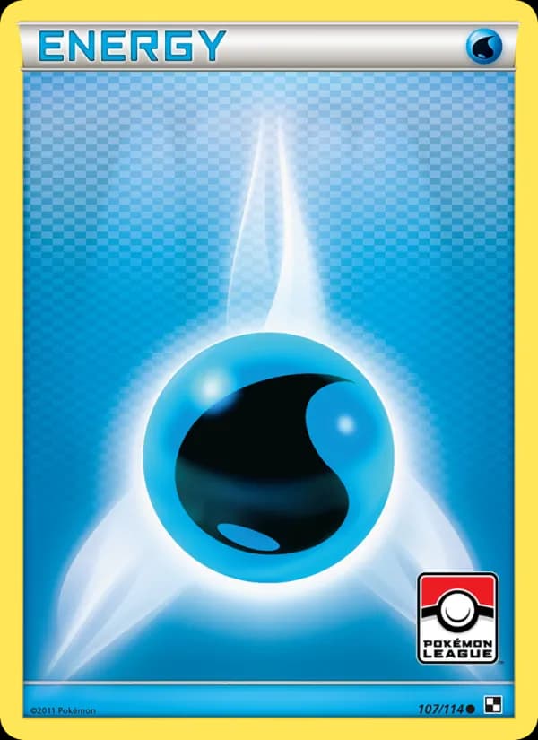 Water Energy card in English