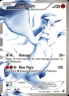 Reshiram card in English