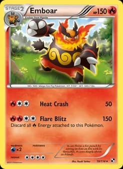 Emboar card in English
