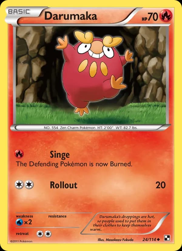 Darumaka card in English