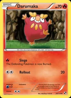 Darumaka card in English