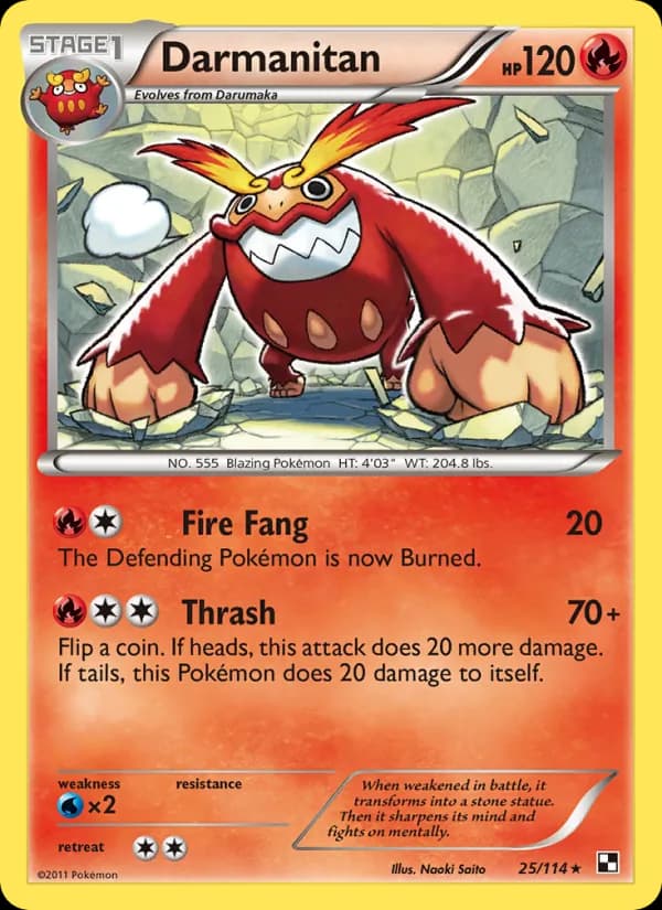 Darmanitan card in English