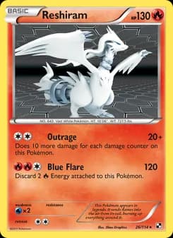 Reshiram card in English