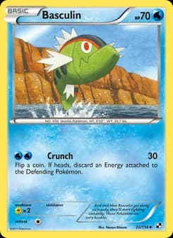Basculin card in English