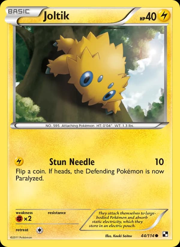 Joltik card in English