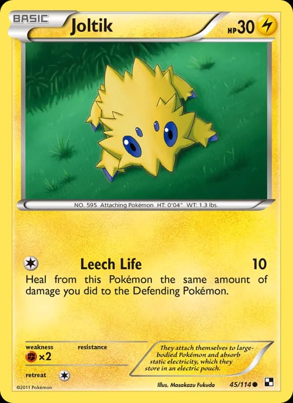Joltik card in English