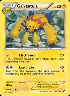 Galvantula card in English