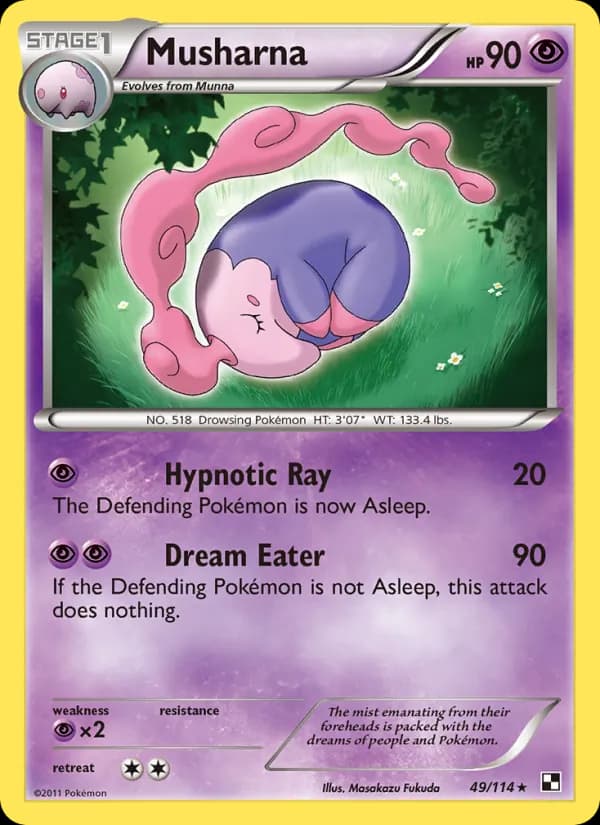 Musharna card in English