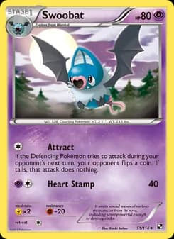 Swoobat card in English
