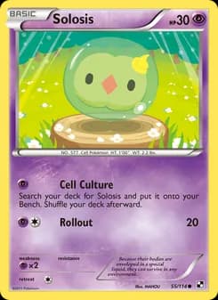 Solosis card in English