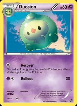 Duosion card in English