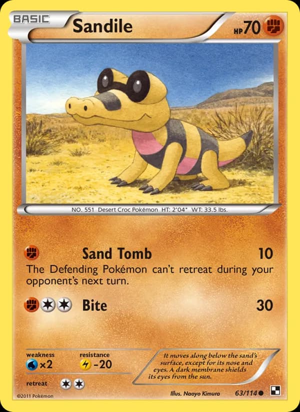 Sandile card in English