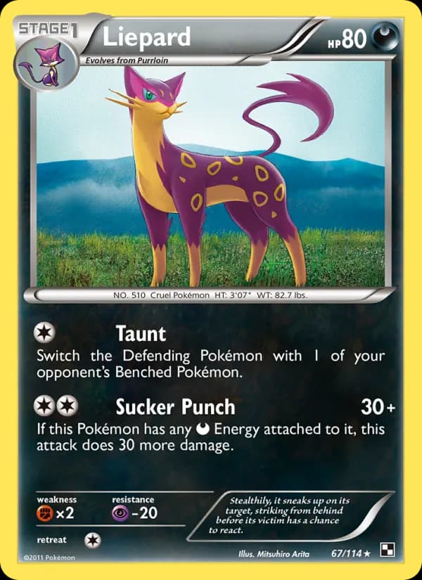 Liepard card in English