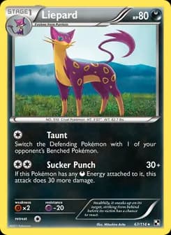 Liepard card in English