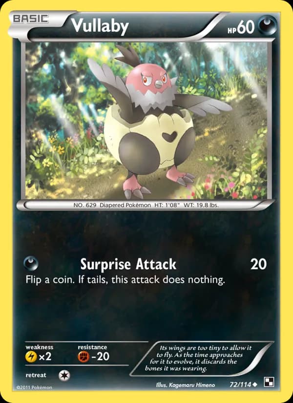 Vullaby card in English
