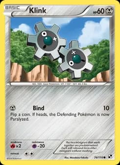 Klink card in English