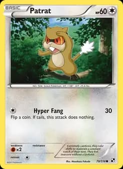 Patrat card in English