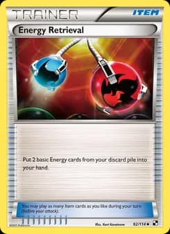 Energy Retrieval card in English
