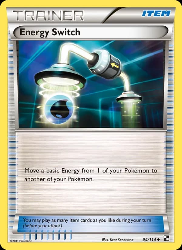 Energy Switch card in English