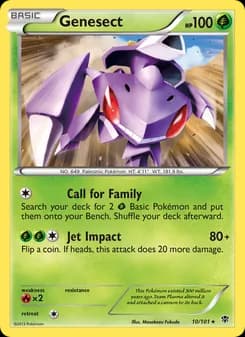 Genesect card in English