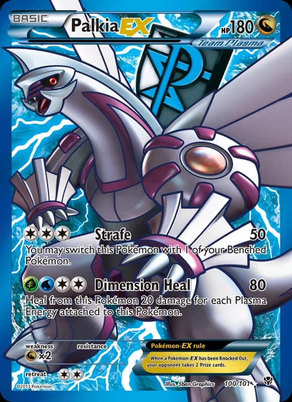 Palkia-EX card in English