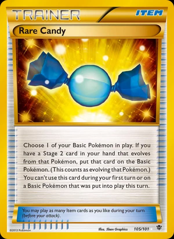 Rare Candy card in English