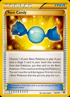 Rare Candy card in English