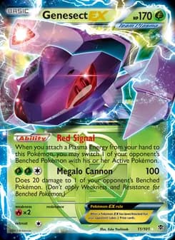Genesect-EX card in English