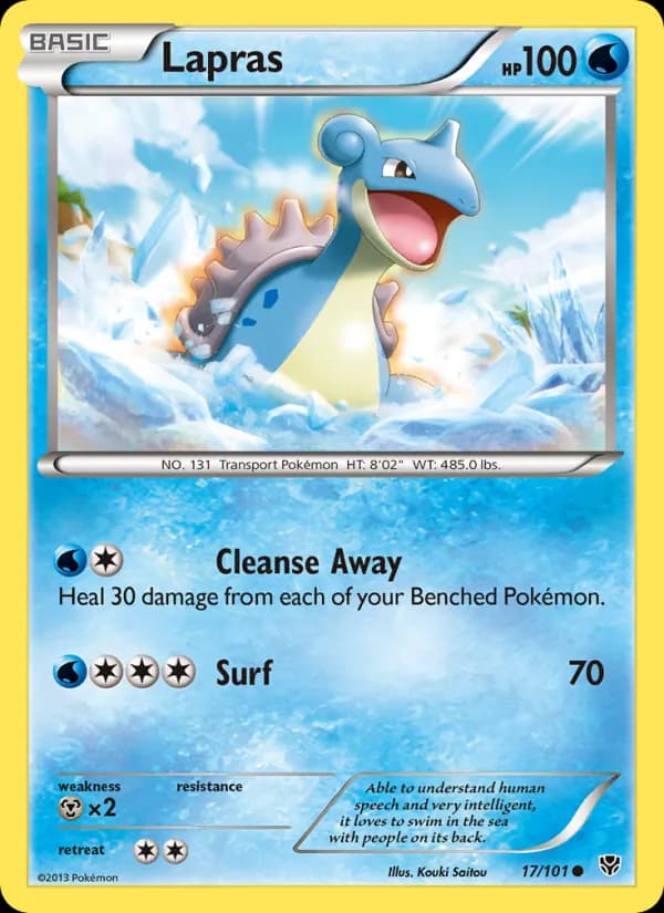 Lapras card in English
