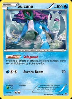 Suicune card in English