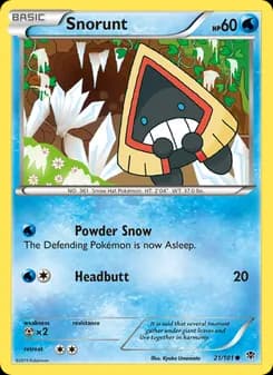 Snorunt card in English