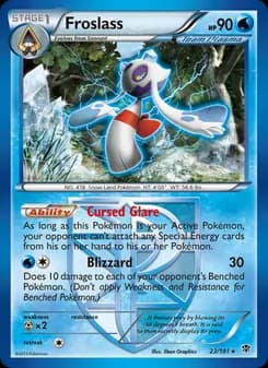 Froslass card in English