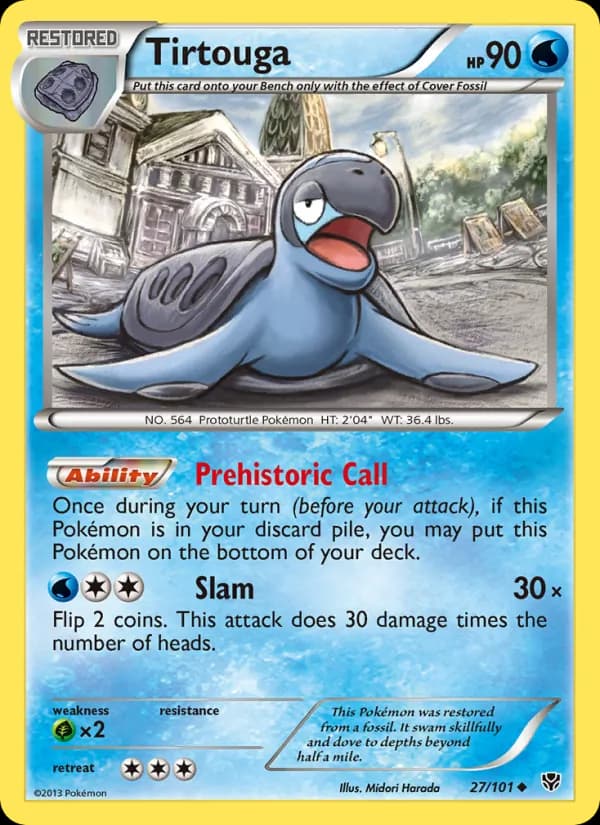 Tirtouga card in English