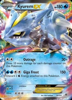 Kyurem-EX card in English